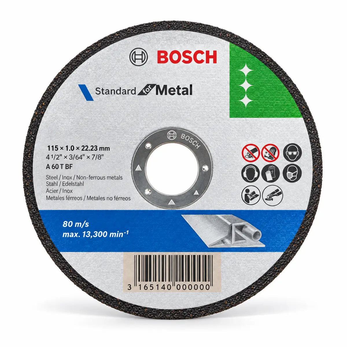 Bosch Standard for Metal Cutting Disc / Wheel 110mm × 1.0mm, 22.23mm Bore